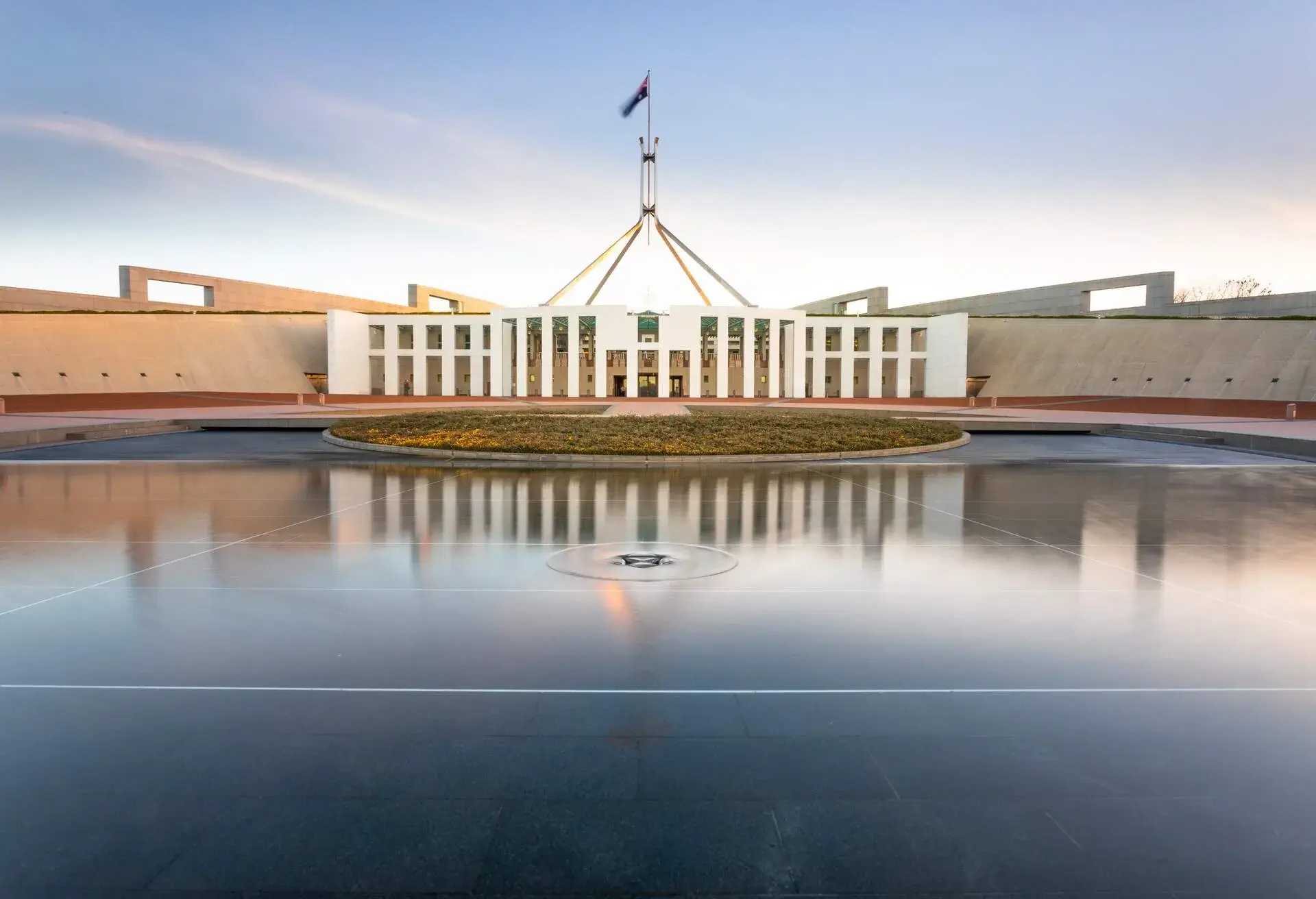 Federal Parliament Building. Canberra. Capital of Australia. Australian Capital Territory. Australia.