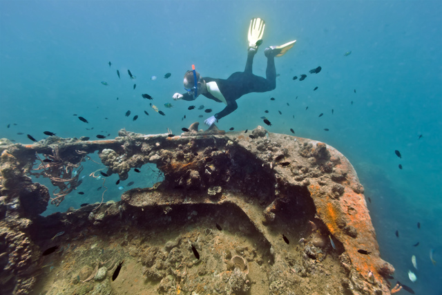 WW2 Shipwreck Scuba Diving Sites Jake Seaplane, Palau