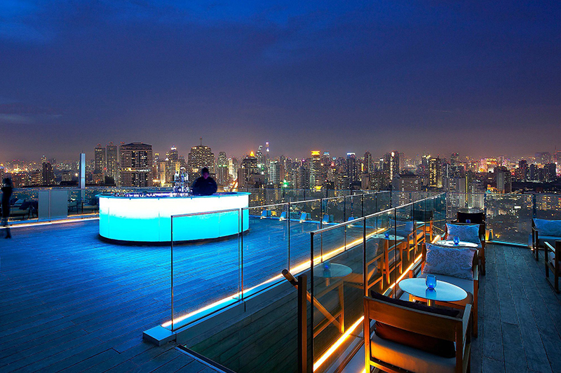 Octave Rooftop Lounge & Bar at Bangkok Marriott Hotel Sukhumvit - Best hotel bars in Bangkok