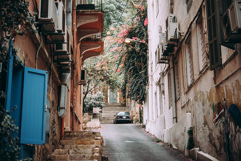 Beirut, Lebanon quiet street