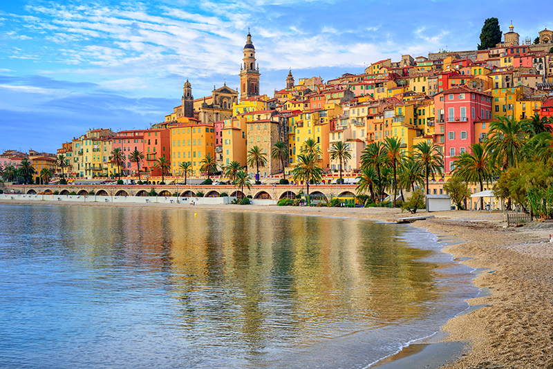 Menton, French Riviera, France