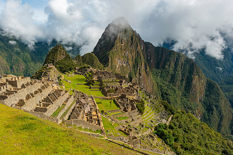Macchu Picchu, lost city of the Incan civilisation.