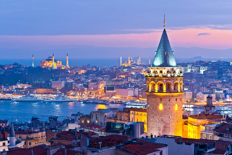 Istanbul, Turkey - Chinese Horoscope Travel View of Istanbul with Blue Mosque and Galata tower- Chinese Horoscope Travel