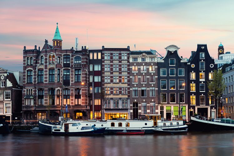 Amsterdam, The Netherlands - the happiest countries in the world