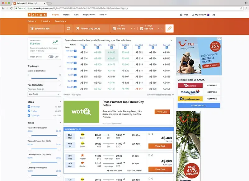 How to score cheap flights with KAYAK